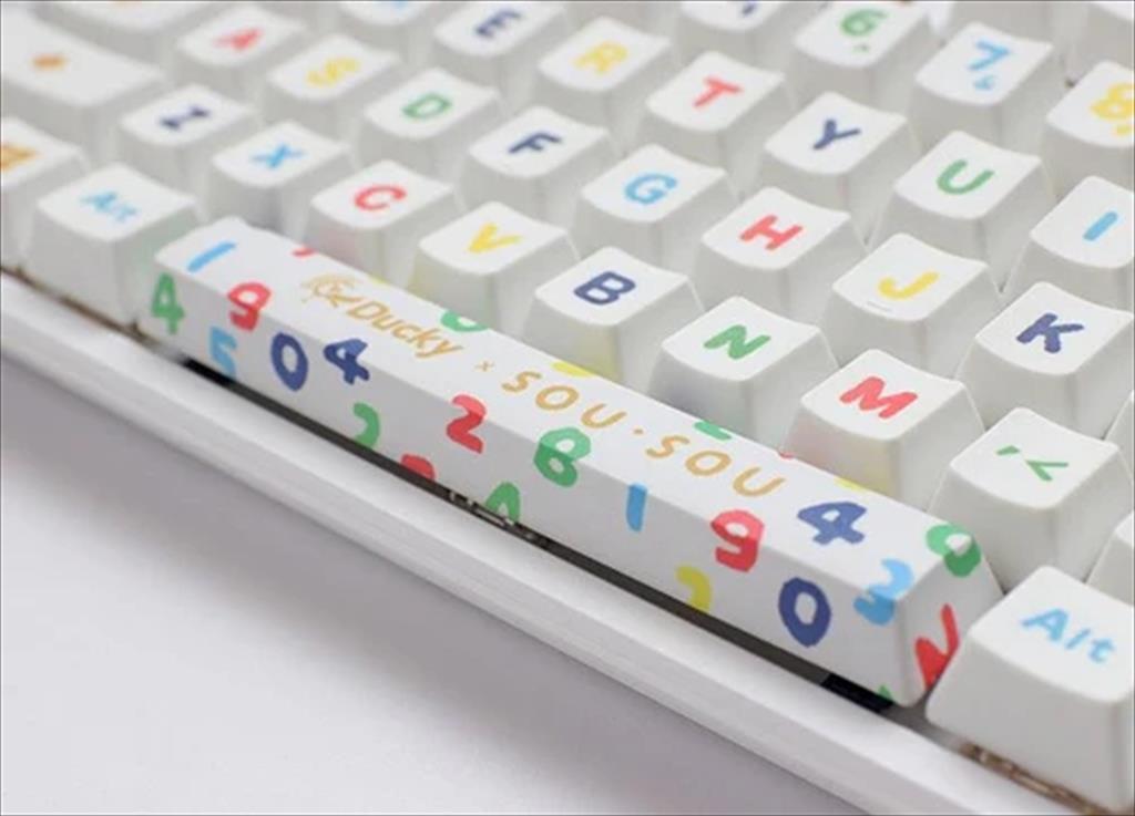 KEYBOARD MECHANICAL DUCKY x SOU. SOU ONE 2 MINI  RGB 60% PBT Double-shot keycaps Cherry MX Brown, White, DKON2061ST-BUSPHWWTS2