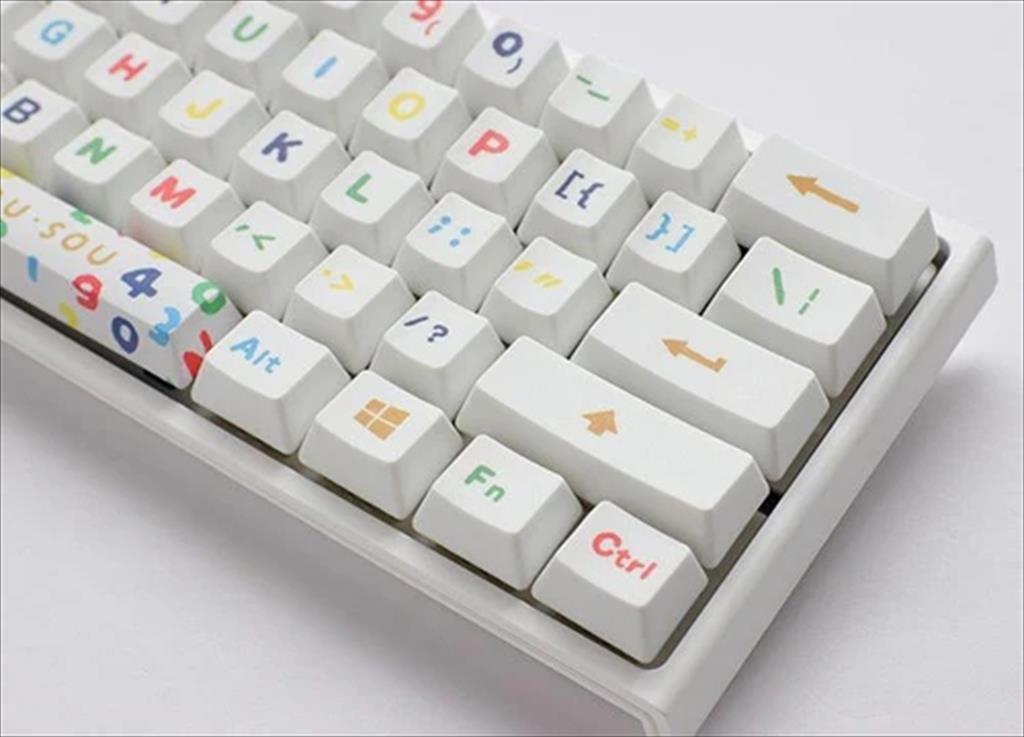 KEYBOARD MECHANICAL DUCKY x SOU. SOU ONE 2 MINI  RGB 60% PBT Double-shot keycaps Cherry MX Brown, White, DKON2061ST-BUSPHWWTS2