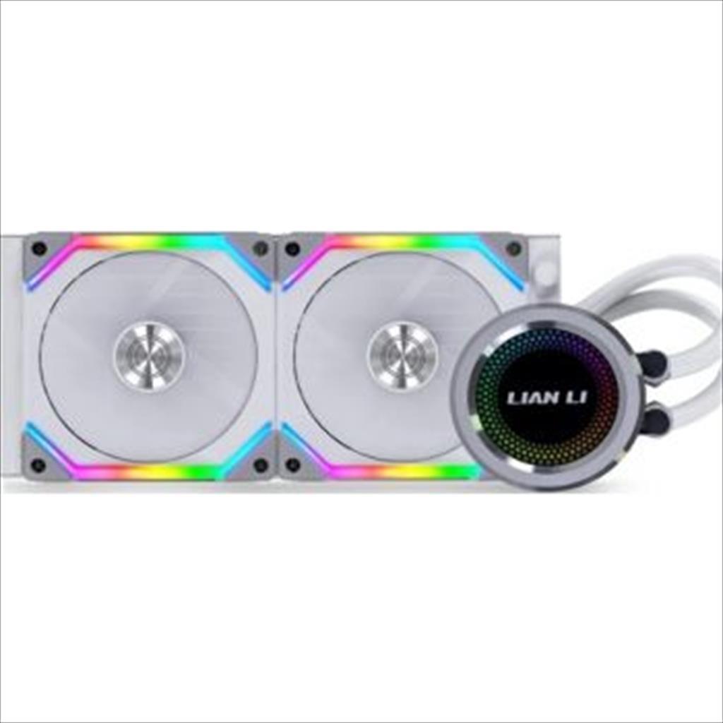 COOLERS CPU AIO LIAN LI GALAHAD 240 SL EDITION ARGB, 2x120mm PWM UNI FANS ARGB fans, White, GA240SLA