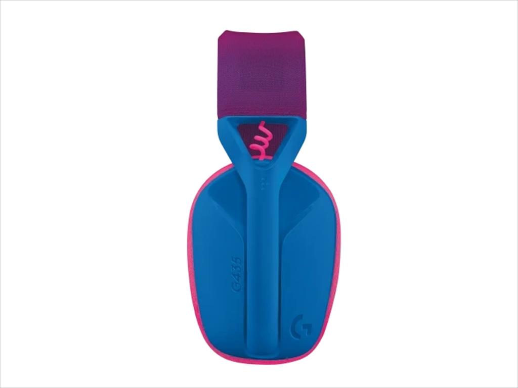 HEADPHONES LOGITECH Gaming-Headset G435 Wireless LIGHTSPEED/ Bluetooth w/microphone 981-001062, Blue And Raspberry