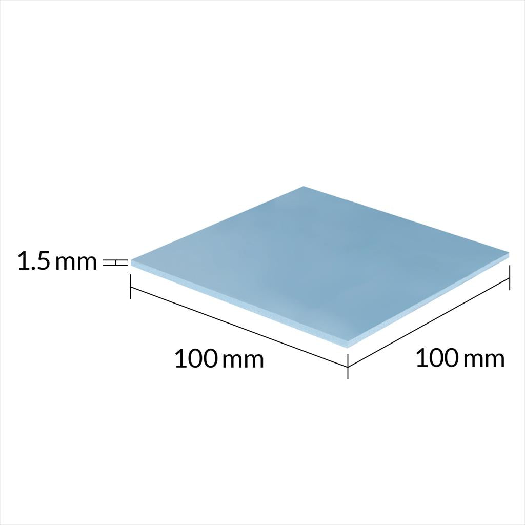 PAD THERMAL ARCTIC TP-3 TC: 7.6 W / mk ACTPD00054A, 100 x 100 x 1.5 mm