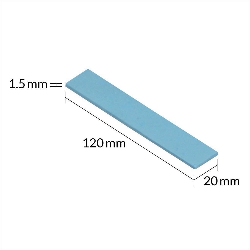 PAD THERMAL ARCTIC TP-3 TC: 7.6 W / mk ACTPD00057A, 120 x 20 x 1.5 mm (pack of x4)