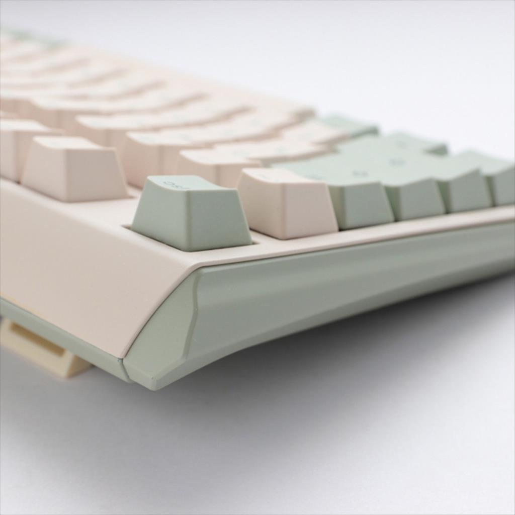 KEYBOARD MECHANICAL DUCKY ONE 3 TKL PBT Double-shot keycaps HOT-SWAPPABLE Cherry MX Blue, Matcha, DKON2187ST-CUSPDMAEGGC1