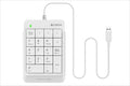 KEYBOARD NUMPAD A4TECH FK13P, WHITE