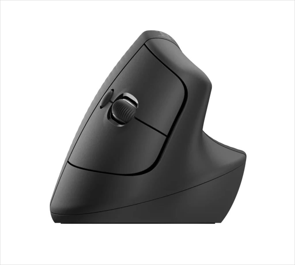 MOUSE WIRELESS LOGITECH LIFT VERTICAL ERGONOMIC OPTICAL w/ Bluetooth Logi Bolt, Graphite, 910-006473