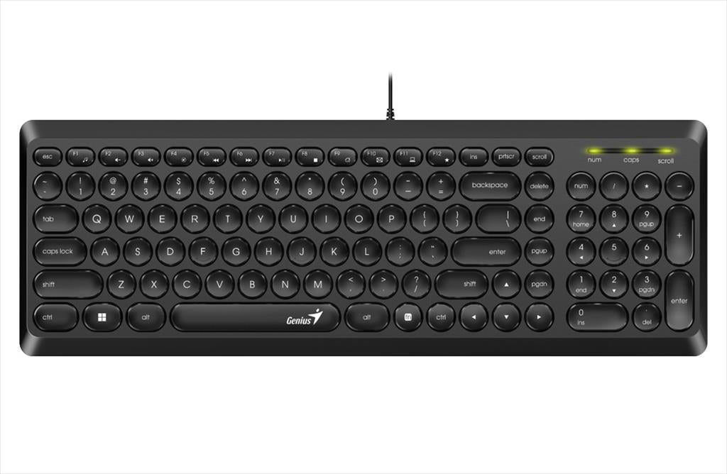 KEYBOARD WIRED USB GENIUS SLIM STAR Q200