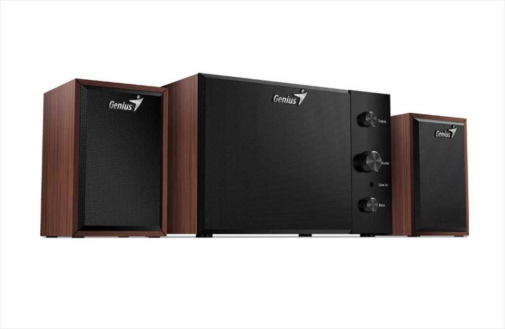 SPEAKERS 2.1 GENIUS SW-2.1 350 WOOD (11W)