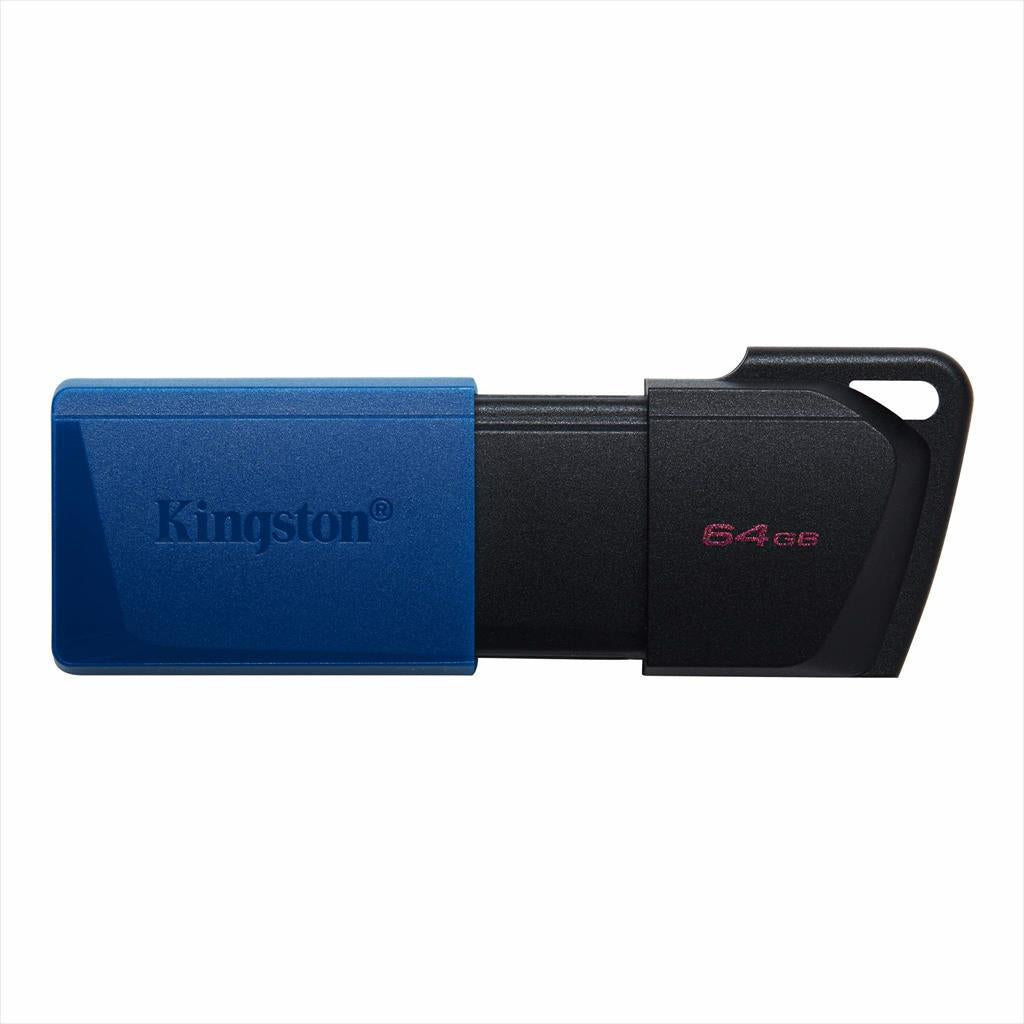 USB Flash Drive 3.2 Gen1 64GB KINGSTON DATA TRAVELER EXODIA M, Black/Blue , DTXM/64GB