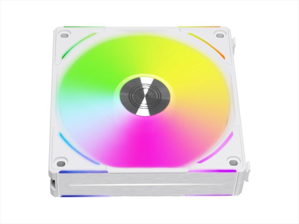COOLERS CASE FAN 120mm LIAN LI UNI  AL120 w/controller, 3x120mm ARGB fans 1900 RPM PWM, White, AL120-3W