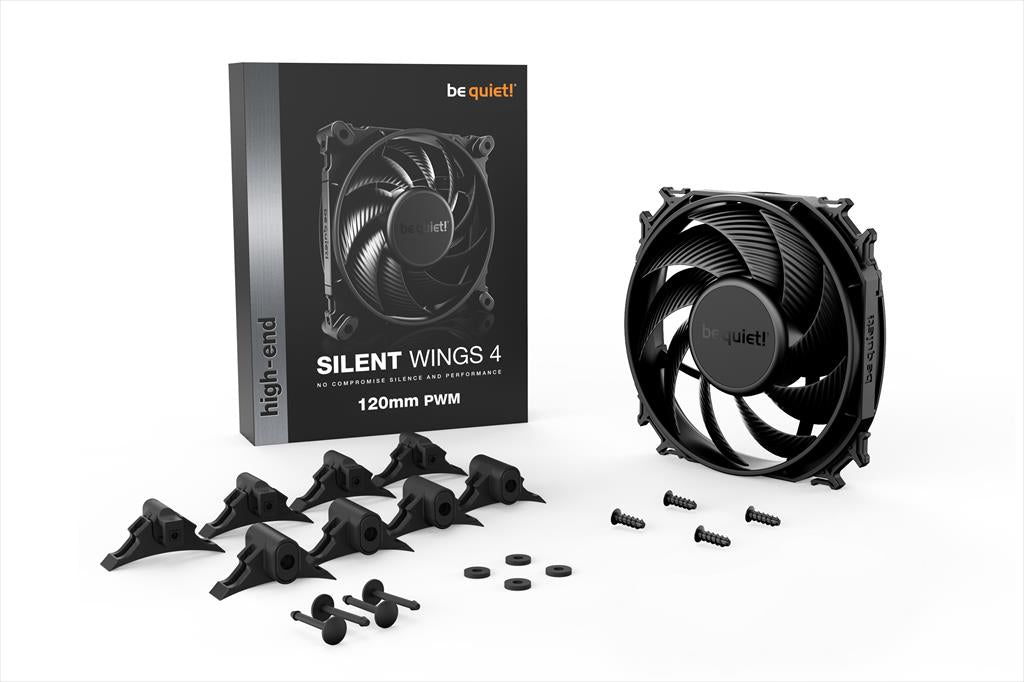 COOLERS CASE FAN 120mm BE QUIET! SILENT WINGS 4 PWM 1.600rpm DURABLE FLUID-DYNAMIC BEARING, BL093