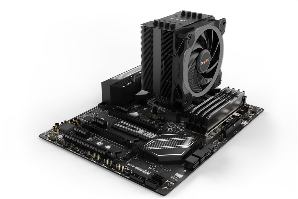 COOLERS CPU BE QUIET! PURE ROCK 2 FX BLACK, 4 heatpipes 6mm, Light Wings 120mm RGB PWM fan, TDP 150W, BK033
