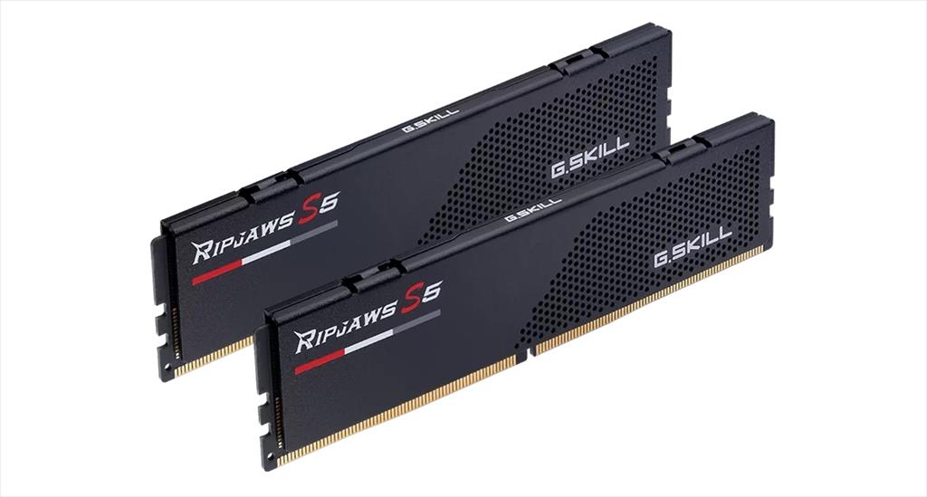 RAM DDR5 32GB(2x16GB) 6400MHz CL32 G.SKILL Ripjaws S5 Intel XMP Black F5-6400J3239G16GX2-RS5K