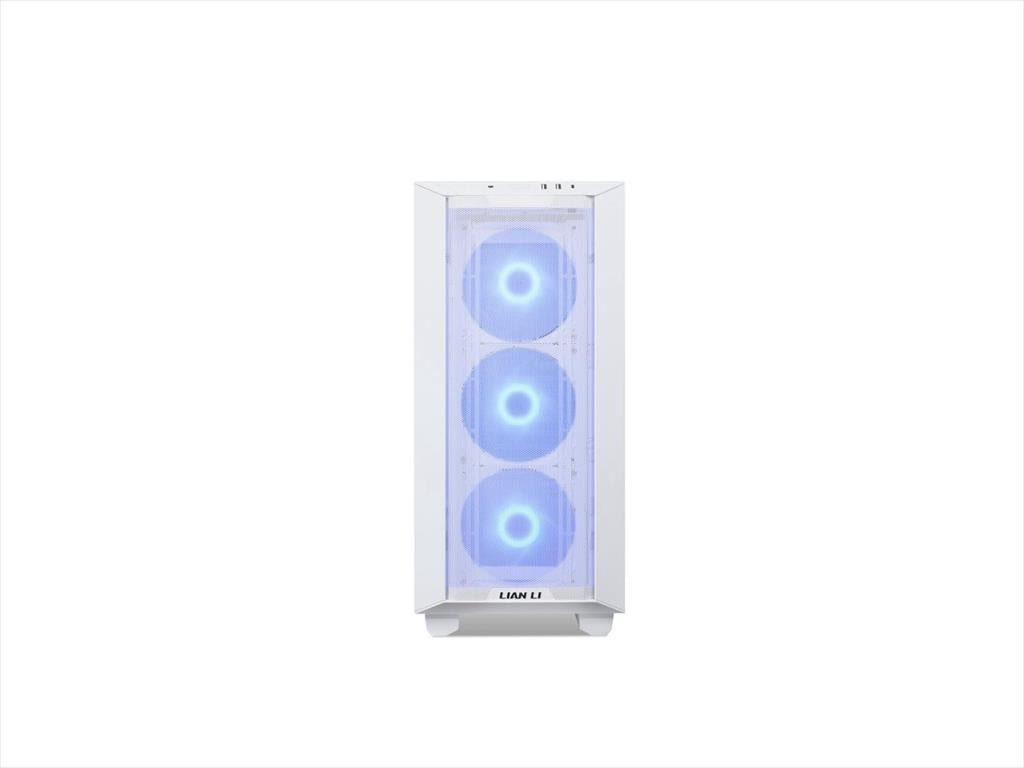 CASE LIAN LI E-ATX LANCOOL III Mid-Tower w/2x Tempered glass, 4x140mm PWM fans, Reversible Front I/O, White, LANCOOL 3-W