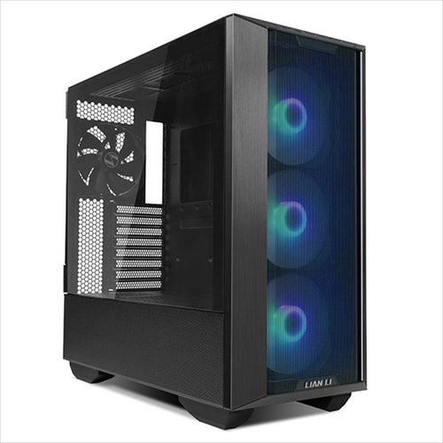 CASE LIAN LI E-ATX LANCOOL III RGB Mid-Tower w/2x Tempered glass, 3x140mm PWM ARGB fans,x1 140mm PWM fan, Reversible Front I/O, Black, LANCOOL 3R-X