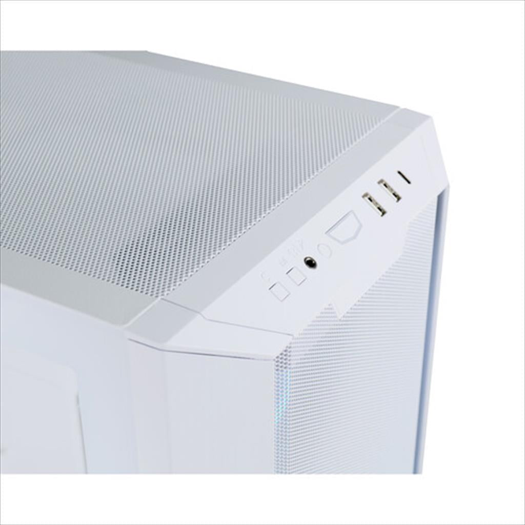 CASE LIAN LI E-ATX LANCOOL III RGB Mid-Tower w/2x Tempered glass, 3x140mm PWM ARGB fans,x1 140mm PWM fan, Reversible Front I/O, White, LANCOOL 3R-W