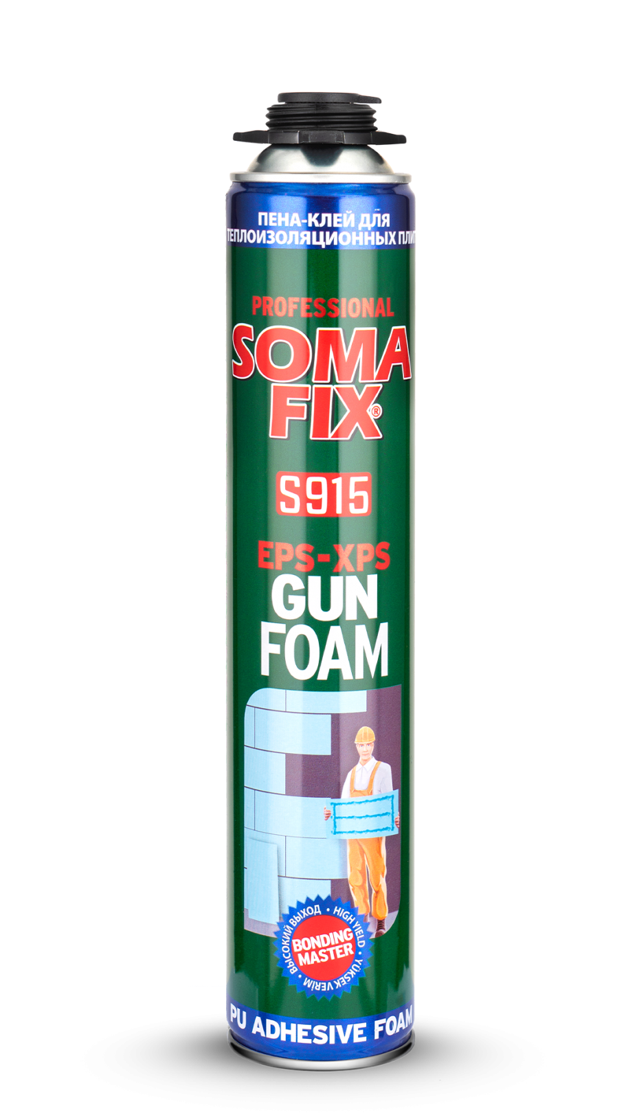Пур пена пиштолска 750мл SOMAFIX - S915