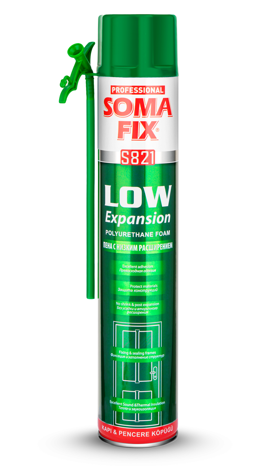 Пур пена нискоекспандирачка SOMAFIX - S821